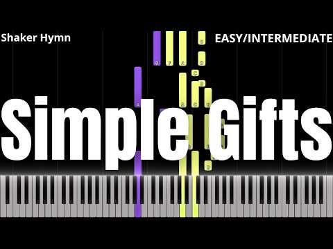 Simple Gifts Piano Performance Video