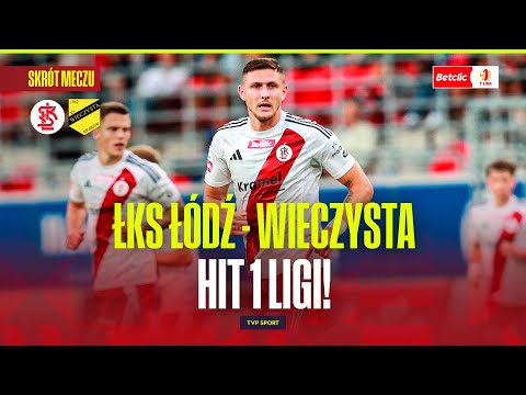 SUMMARY: ŁKS ŁÓDŹ - WIECZYSTA KRAKÓW. BETCLIC 1ST LEAGUE HIT!