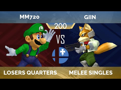 RogaSmash 200: SSBM Losers Quarters – MM720 (Luigi) vs Giin (Fox)