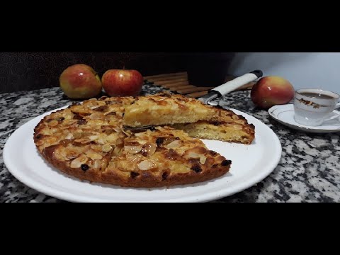 !ببيضة واحدة فقط!!!!!!حضري ألذ و أسهل كعكة التفاح