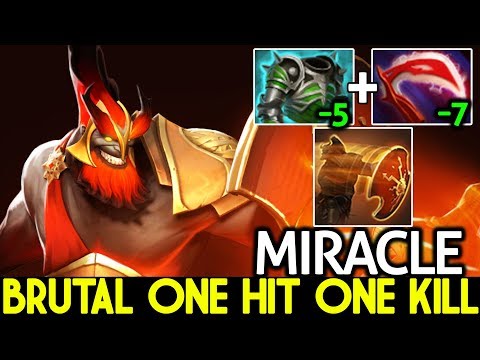 Miracle- [Mars] Imba Armor Reduction One Hit One Kill WTF Plays 7.22 Dota 2