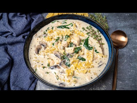 Creamy White Lasagna Soup