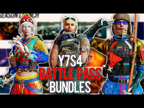 Y7S4 ALL BATTLE PASS BUNDLES With MVP Animations - IN-GAME Showcase - Rainbow Six Siege Solar Raid