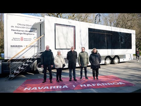 El Gobierno de Navarra pone en funcionamiento su primera oficina móvil para pequeñas localidades 