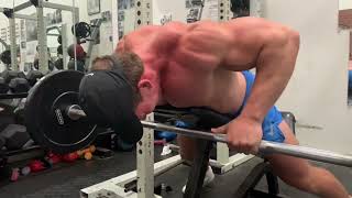 Incline barbell row exercise video thumbnail