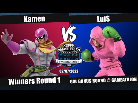 GSL22BR - WR1 - Kamen (Samus, Captain Falcon) vs LuiS (Little Mac) - Super Smash Bros. Ultimate