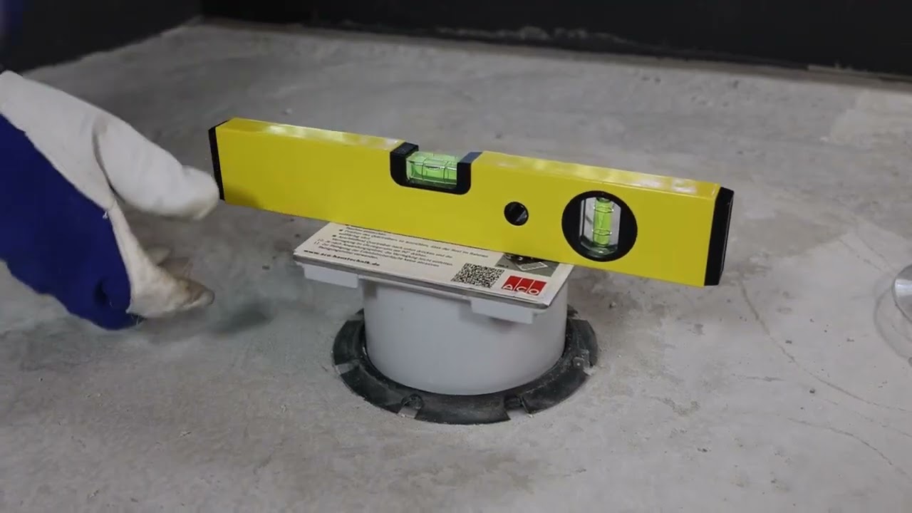 Ugradnja ACO Inox komercijalnih slivnika sa plastičnim nosačem rešetke u epoksi pod