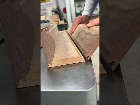 Using the Freud lock miter shaper cutter to make some 4.5 x 4.5 walnut posts #freudtoolsambassador