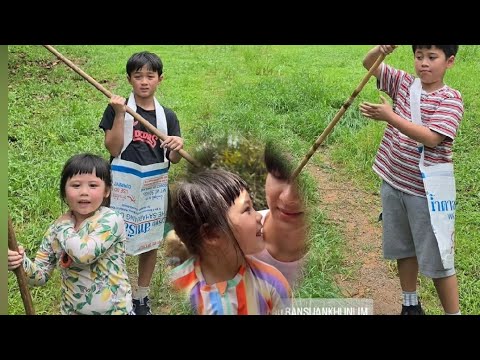 Interview with \Friends Gale and Mos\ about another durian tour; P' Saifa and Payu carry fertiliz...