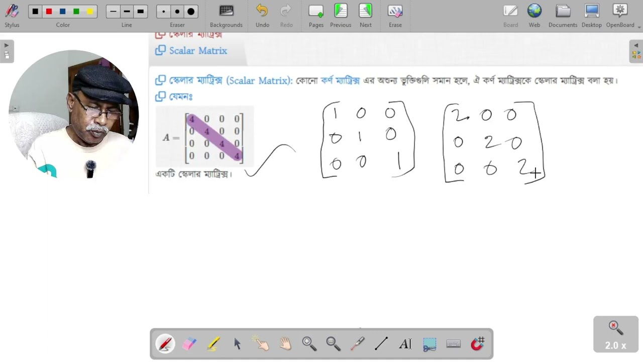 Scalar Matrix vs Identity Matrix Explained | Matrix Types with Examples