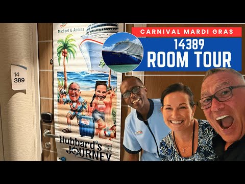 Thumbnail for Carnival Mardi Gras Inside Cabin 14389 - Would YOU Survive 2 Weeks?