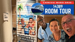Carnival Mardi Gras Inside Cabin 14389 - Would YOU Survive 2 Weeks?
