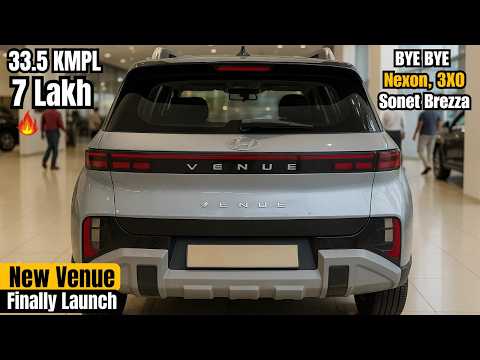 🚨Finally! New Hyundai Venue 2025 Launch: New Looks, Interior & Features! Check Price & Launch Date