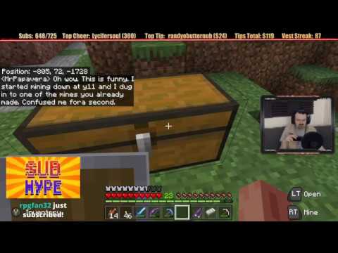 Minecraft "Chill Stream" May 18, 2020 pt3 - Time For Resource-Gathering Chill