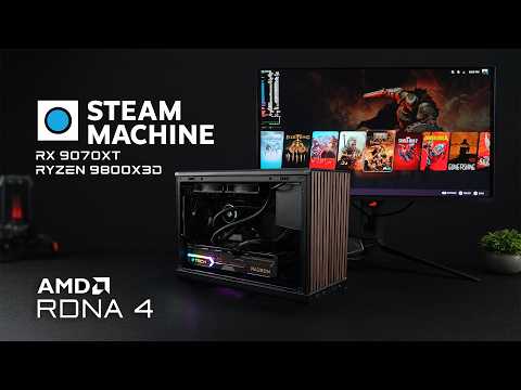 We Built he  Fastest All-AMD RDNA4 Steam Machine! Insane Performance