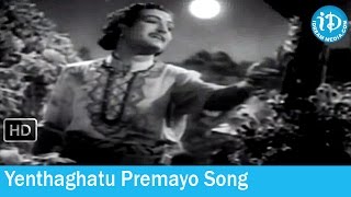 Patala Bhairavi Movie Songs - Yenthaghatu Premayo Song - NTR - SVR - Savitri