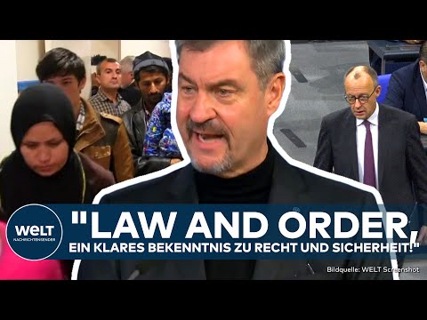 DEUTSCHLAND: Söder "Harte Linie!" Union will per Antrag illegale Migration stoppen!