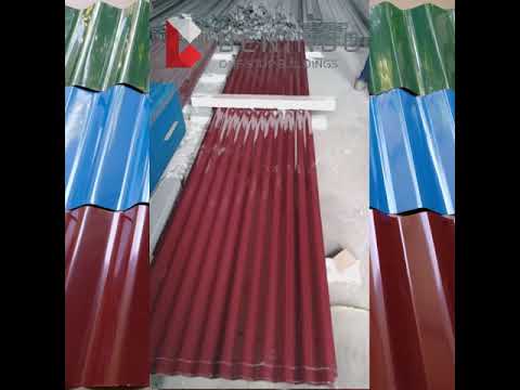 Seng Gelombang Warna