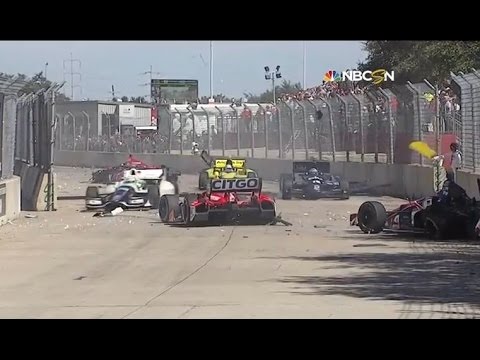 Indycar Crashes 2013