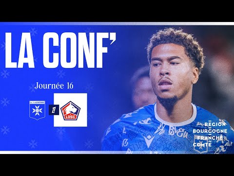 J16 - The press conference of Christophe Pelissier and Danny Namaso before AJA-Lille