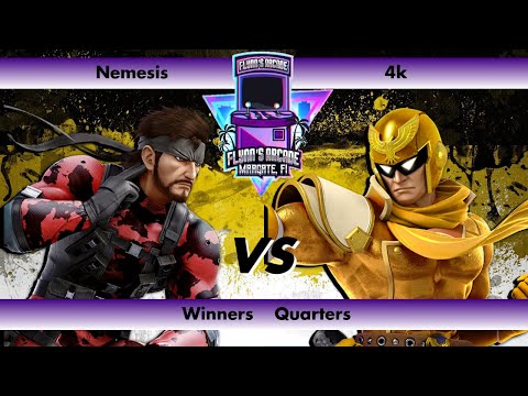 Flynn's Arcade 079 Winners Quarters - Nemesis (Snake) vs 4k (Captain Falcon) SSBU Tournament 2023