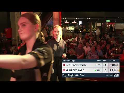 DM Dart 2022 - Piger - C. T H Andersen vs M. Hedegaard