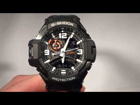 Casio GShock GA1000 Hands On Functions Demo, Not review or unboxing, G-Shock GA-1000