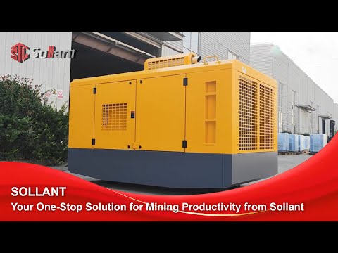 Discover the Power of Sollant Stationary Diesel Air Compressors!