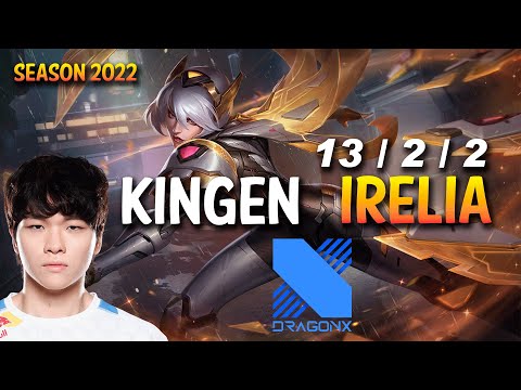 DRX Kingen IRELIA vs CAMILLE Top - KR Ranked