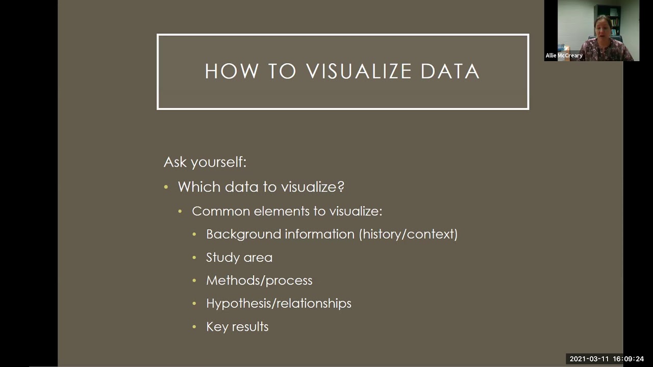 2021 Student Research Conference Visualizing Research Data Video Preview