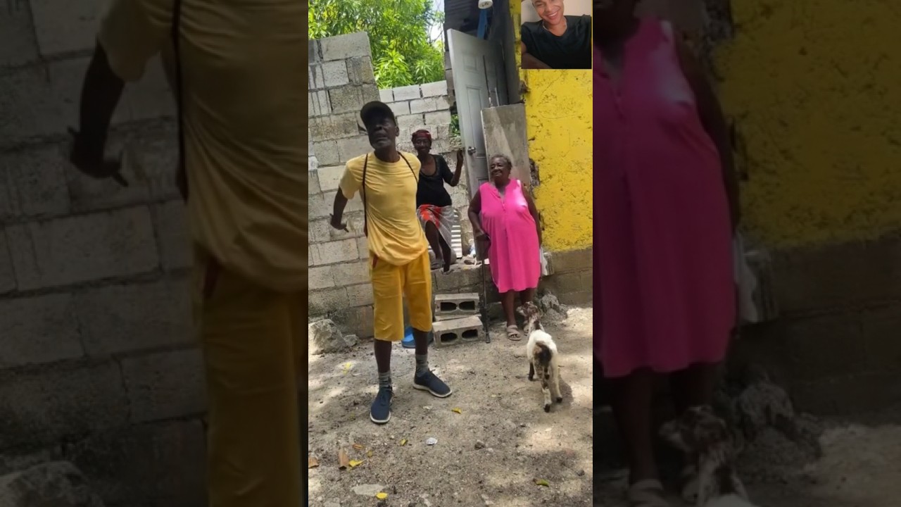 Jamaican grandpa and grandma arguing #Jamaican #funny