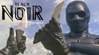 BLACK NOIR'S Dual BLADES Melee Weapon Gameplay (The Boys Black Noir Operator Bundle Showcase)