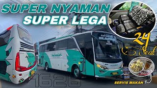 Download lagu SUPER NYAMAN & SUPER LEGA ⁉️Trip Report Bus Sahaalah “Siliwangi” Bandung - Kudus | 24 Seat ⁉️ mp3