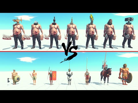 Updated Hulk Team Vs Ancient Humans Faction ARBS | Animal Revolt Battle Simulator