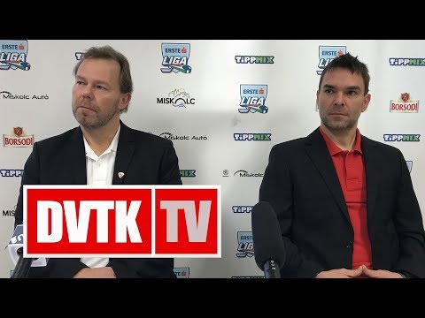 Sajtótájékoztató a Visegrád Kupa döntő visszavágója előtt | 2018. január 22. | DVTK TV