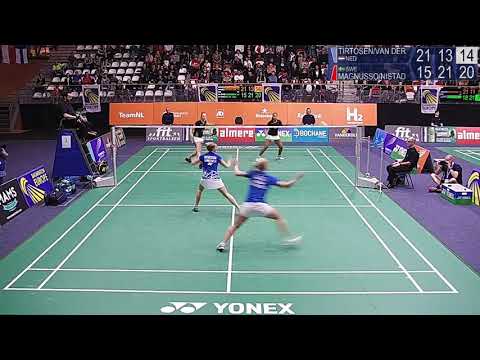 Match point - Tirtosentono / Van Der Aar vs Magnusson /Nistad - WD, SF - Dutch Open 2021