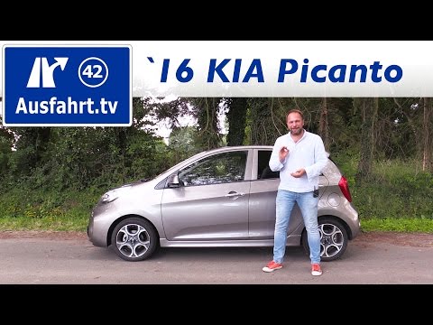 2016 Kia Picanto 1.2 CVVT Spirit EcoDynamics - Fahrbericht der Probefahrt, Test, Review