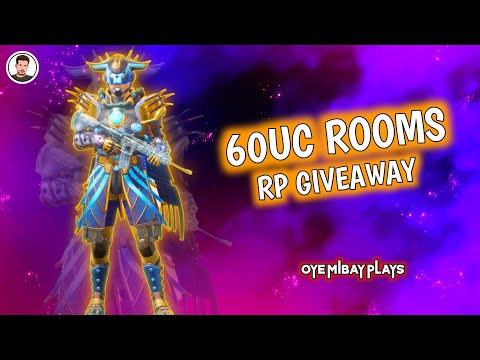 60UC ROOMS | GIVEAWAYS | OYE MIBAY | ROAD TO 1K | PUBG MOBILE