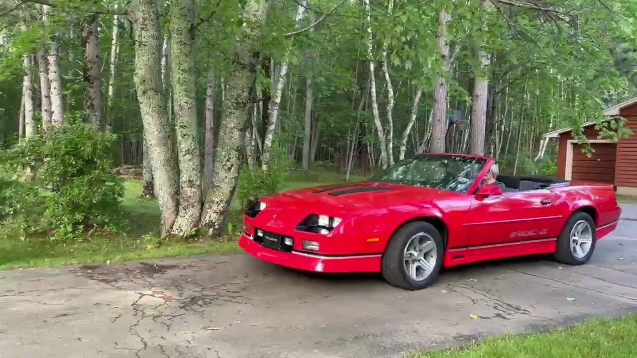 **SOLD on the CCC Buy-It-Now Lot** 22K km 1988 Chevrolet Camaro IROC-Z Convertible