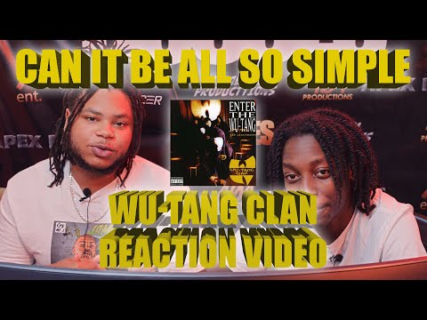 Our First Time Hearing Can It All Be So Simple - Wu-Tang Clan (Reaction Video)