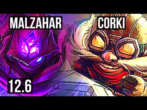 MALZAHAR vs CORKI (MID) | 17/2/13, Legendary | EUW Diamond | 12.6