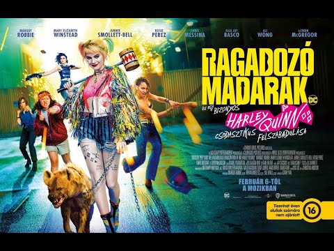 Ragadozó Madarak (és egy bizonyos Harley Quinn csodasztikus felszabadulása) trailer