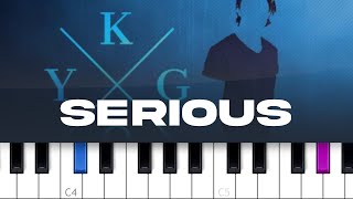 Kygo ft Matt Corby - Serious  (piano tutorial)
