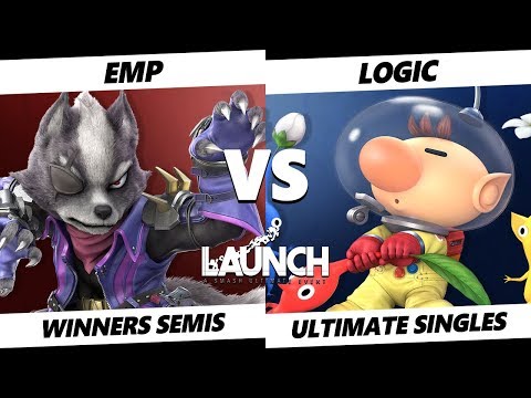 Smash Ultimate Tournament - Logic (Olimar) Vs. EMP (Wolf) - Launch 2 Winners Semis