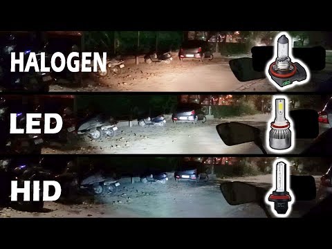 halogen vs hid headlights