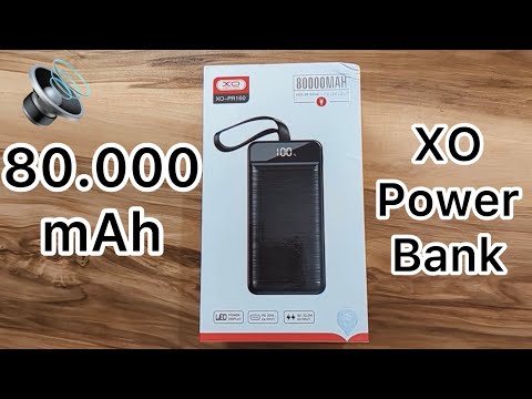 XO PR160 80000mAh Black