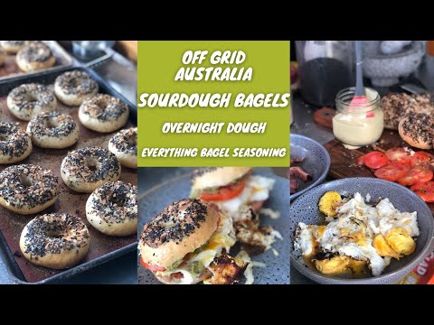 Large Batch Sourdough Bagels | Little Spoon Farm Recipe | Overnight Proof | Off Grid Australia
