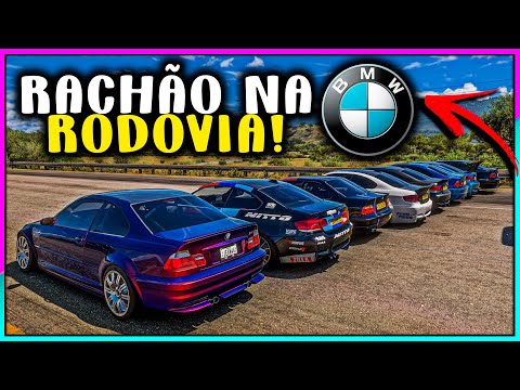 RACHÃO NA RODOVIA SÓ DE BMW M3 - TODAS AS VERSÕES - FORZA HORIZON 5