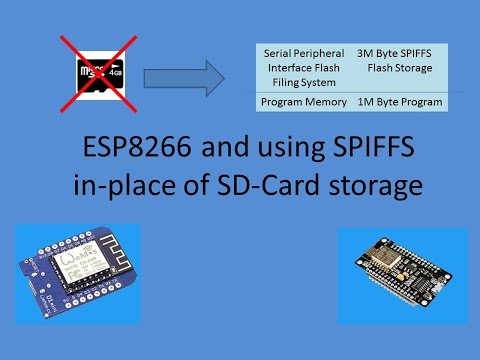 Tech Note 030 - ESP8266 Using SPIFFS to replace SD Card storage