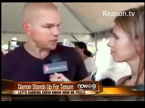 Actor Matt Damon stands up for teacher tenure